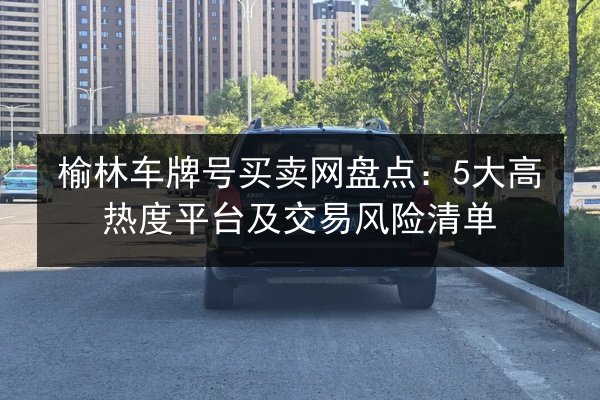 榆林车牌号买卖网盘点：5大高热度平台及交易风险清单 第2张
