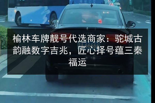 榆林车牌靓号代选商家：驼城古韵融数字吉兆，匠心择号蕴三秦福运 第1张