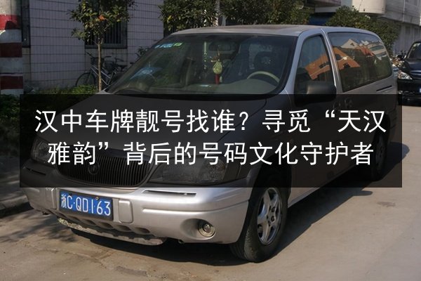 汉中车牌靓号找谁？寻觅“天汉雅韵”背后的号码文化守护者 第2张