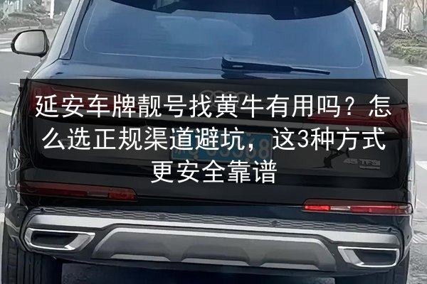 延安车牌靓号找黄牛有用吗？怎么选正规渠道避坑，这3种方式更安全靠谱 第3张