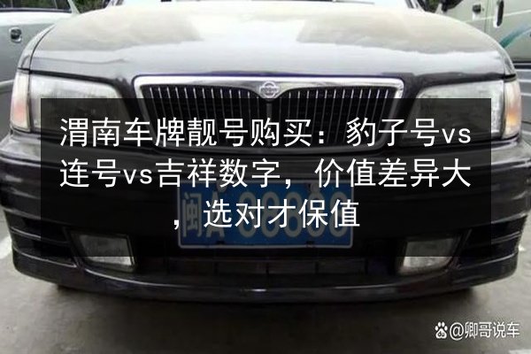 渭南车牌靓号购买:豹子号vs连号vs吉祥数字,价值差异大,选对才保值 第2张 渭南车牌靓号购买:豹子号vs连号vs吉祥数字,价值差异大,选对才保值 第2张