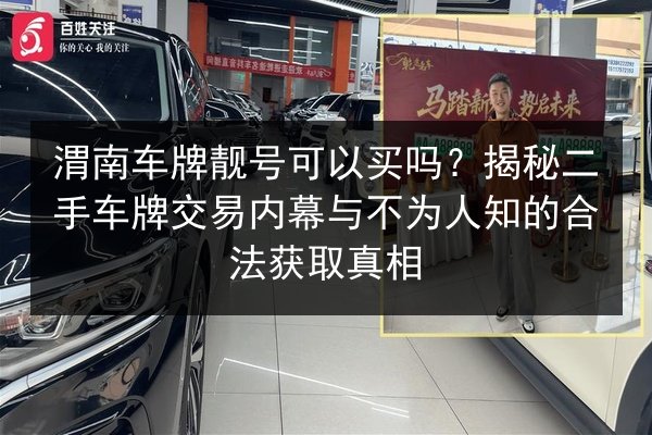 渭南车牌靓号可以买吗?揭秘二手车牌交易内幕与不为人知的合法获取真相 第3张 渭南车牌靓号可以买吗?揭秘二手车牌交易内幕与不为人知的合法获取真相 第3张