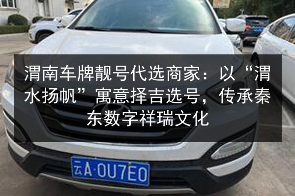 渭南车牌靓号代选商家:以“渭水扬帆”寓意择吉选号,传承秦东数字祥瑞文化 第3张 渭南车牌靓号代选商家:以“渭水扬帆”寓意择吉选号,传承秦东数字祥瑞文化 第3张