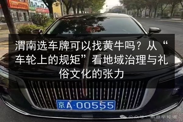 渭南选车牌可以找黄牛吗？从“车轮上的规矩”看地域治理与礼俗文化的张力 第3张