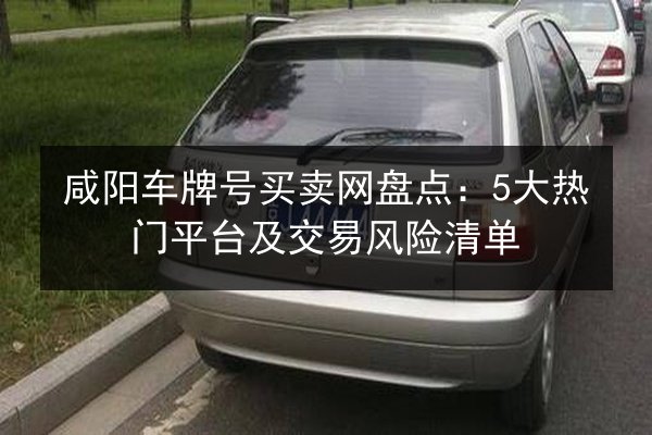 咸阳车牌号买卖网盘点:5大热门平台及交易风险清单 第3张 咸阳车牌号买卖网盘点:5大热门平台及交易风险清单 第3张