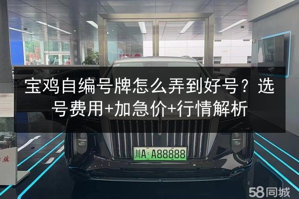 宝鸡自编号牌怎么弄到好号?选号费用+加急价+行情解析 第2张 宝鸡自编号牌怎么弄到好号?选号费用+加急价+行情解析 第2张