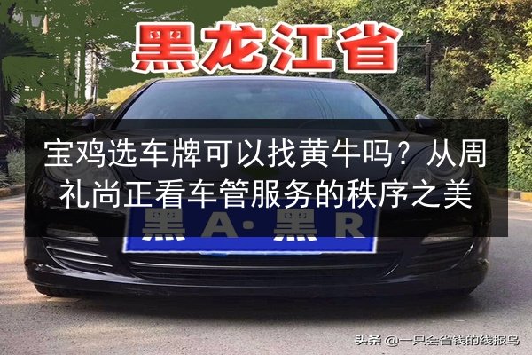 宝鸡选车牌可以找黄牛吗?从周礼尚正看车管服务的秩序之美 第2张 宝鸡选车牌可以找黄牛吗?从周礼尚正看车管服务的秩序之美 第2张