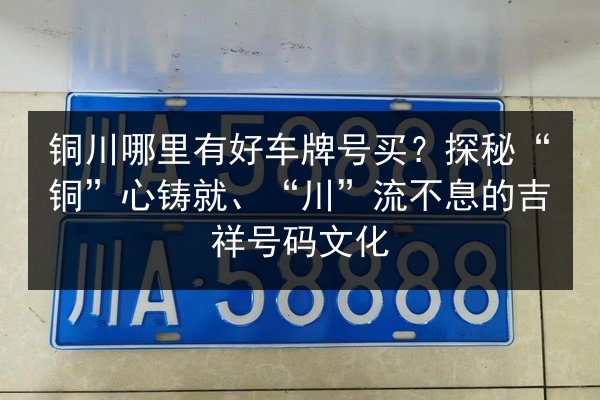 铜川哪里有好车牌号买?探秘“铜”心铸就、“川”流不息的吉祥号码文化 第2张 铜川哪里有好车牌号买?探秘“铜”心铸就、“川”流不息的吉祥号码文化 第2张
