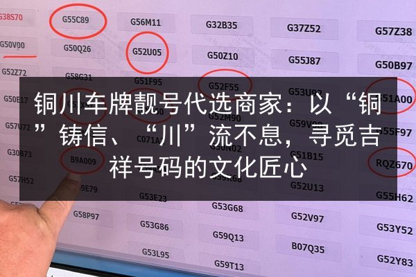 铜川车牌靓号代选商家：以“铜”铸信、“川”流不息，寻觅吉祥号码的文化匠心 第2张