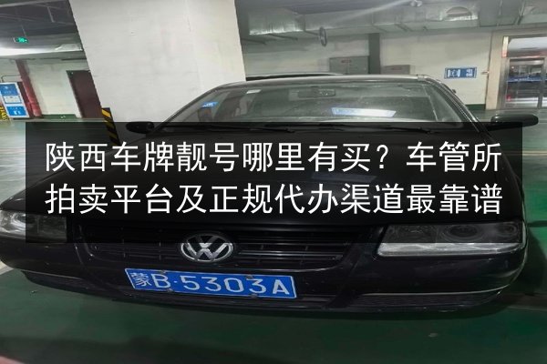 陕西车牌靓号哪里有买？车管所拍卖平台及正规代办渠道最靠谱