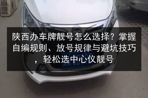 陕西办车牌靓号怎么选择?掌握自编规则、放号规律与避坑技巧,轻松选中心仪靓号 第2张 陕西办车牌靓号怎么选择?掌握自编规则、放号规律与避坑技巧,轻松选中心仪靓号 第2张
