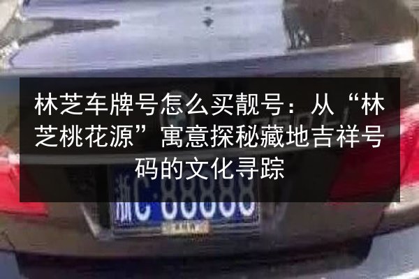 林芝车牌号怎么买靓号：从“林芝桃花源”寓意探秘藏地吉祥号码的文化寻踪 第3张