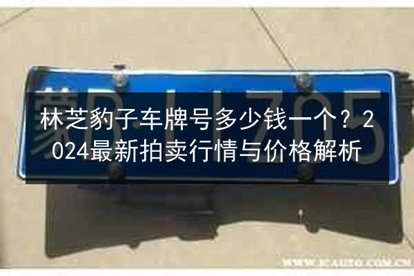 林芝豹子车牌号多少钱一个?2024最新拍卖行情与价格解析 第3张 林芝豹子车牌号多少钱一个?2024最新拍卖行情与价格解析 第3张