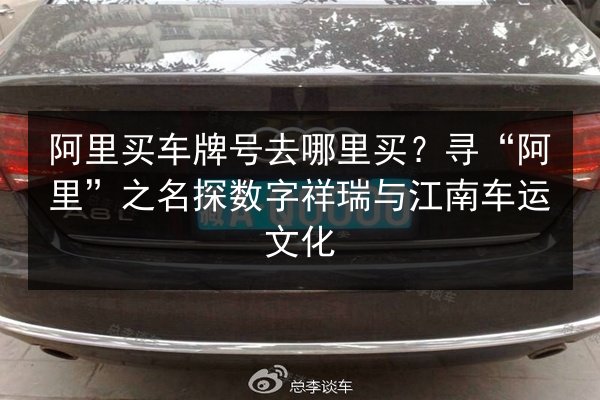 阿里买车牌号去哪里买？寻“阿里”之名探数字祥瑞与江南车运文化 第3张