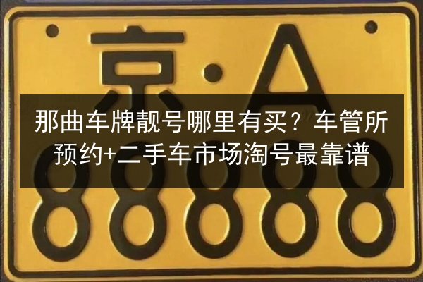那曲车牌靓号哪里有买？车管所预约+二手车市场淘号最靠谱 第2张