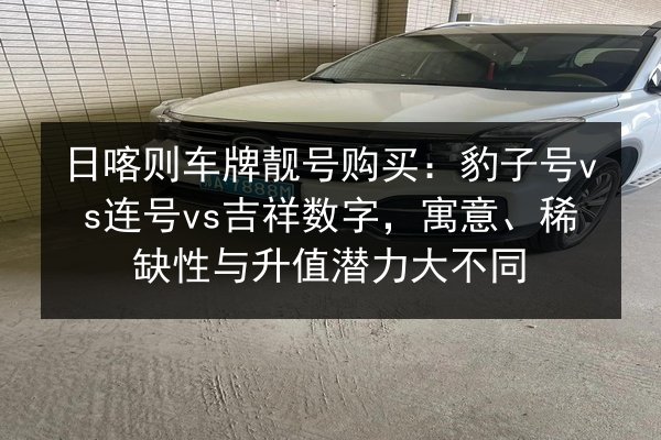日喀则车牌靓号购买:豹子号vs连号vs吉祥数字,寓意、稀缺性与升值潜力大不同 第2张 日喀则车牌靓号购买:豹子号vs连号vs吉祥数字,寓意、稀缺性与升值潜力大不同 第2张