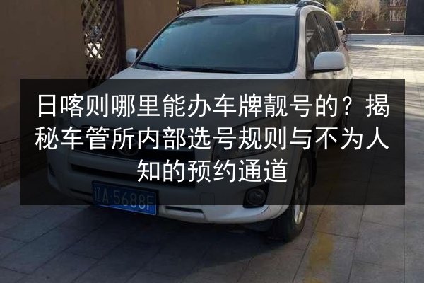 日喀则哪里能办车牌靓号的?揭秘车管所内部选号规则与不为人知的预约通道 第2张 日喀则哪里能办车牌靓号的?揭秘车管所内部选号规则与不为人知的预约通道 第2张