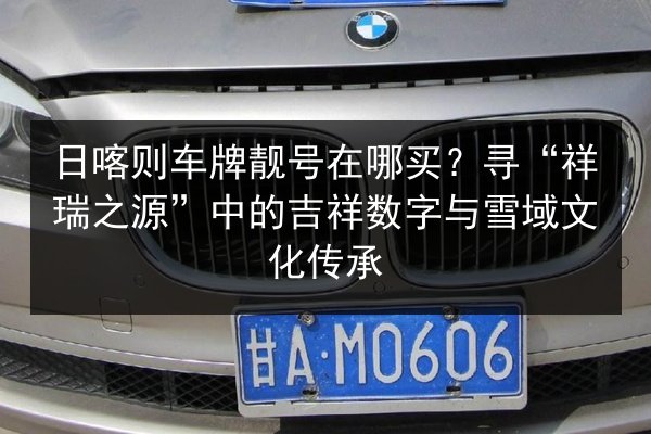 日喀则车牌靓号在哪买？寻“祥瑞之源”中的吉祥数字与雪域文化传承 第3张