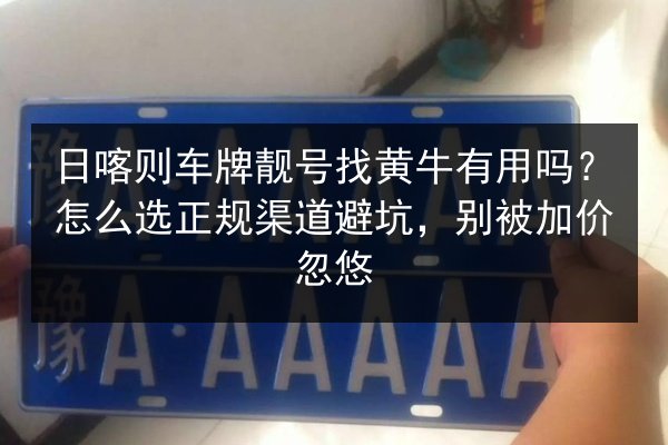 日喀则车牌靓号找黄牛有用吗？怎么选正规渠道避坑，别被加价忽悠 第2张