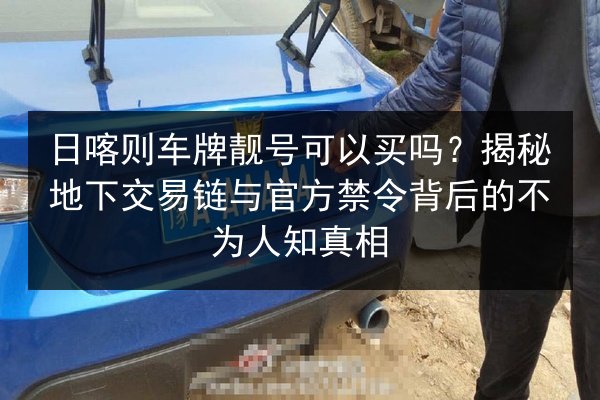 日喀则车牌靓号可以买吗？揭秘地下交易链与官方禁令背后的不为人知真相 第2张