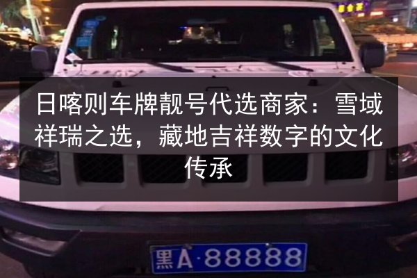 日喀则车牌靓号代选商家:雪域祥瑞之选,藏地吉祥数字的文化传承 第2张 日喀则车牌靓号代选商家:雪域祥瑞之选,藏地吉祥数字的文化传承 第2张