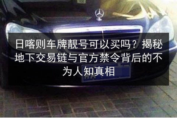 日喀则车牌靓号可以买吗？揭秘地下交易链与官方禁令背后的不为人知真相 第3张