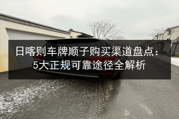 日喀则车牌顺子购买渠道盘点:5大正规可靠途径全解析 第3张 日喀则车牌顺子购买渠道盘点:5大正规可靠途径全解析 第3张