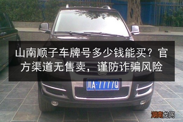 山南顺子车牌号多少钱能买?官方渠道无售卖,谨防诈骗风险 第3张 山南顺子车牌号多少钱能买?官方渠道无售卖,谨防诈骗风险 第3张