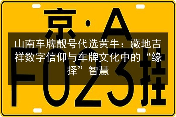 山南车牌靓号代选黄牛:藏地吉祥数字信仰与车牌文化中的“缘择”智慧 第3张 山南车牌靓号代选黄牛:藏地吉祥数字信仰与车牌文化中的“缘择”智慧 第3张