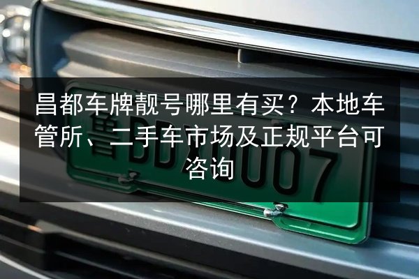 昌都车牌靓号哪里有买?本地车管所、二手车市场及正规平台可咨询 第3张 昌都车牌靓号哪里有买?本地车管所、二手车市场及正规平台可咨询 第3张