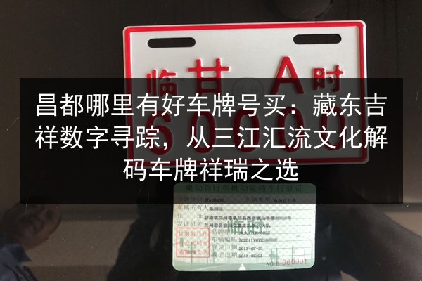 昌都哪里有好车牌号买：藏东吉祥数字寻踪，从三江汇流文化解码车牌祥瑞之选 第1张