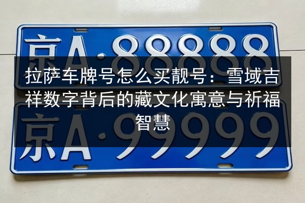 拉萨车牌号怎么买靓号:雪域吉祥数字背后的藏文化寓意与祈福智慧 第1张 拉萨车牌号怎么买靓号:雪域吉祥数字背后的藏文化寓意与祈福智慧 第1张
