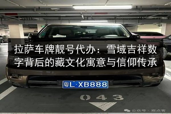 拉萨车牌靓号代办:雪域吉祥数字背后的藏文化寓意与信仰传承 第2张 拉萨车牌靓号代办:雪域吉祥数字背后的藏文化寓意与信仰传承 第2张