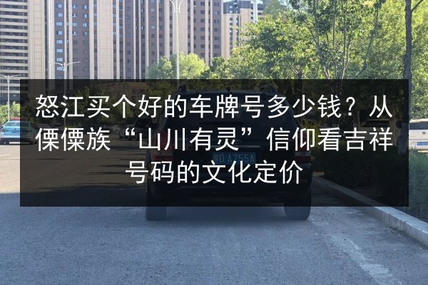 怒江买个好的车牌号多少钱?从傈僳族“山川有灵”信仰看吉祥号码的文化定价 第2张 怒江买个好的车牌号多少钱?从傈僳族“山川有灵”信仰看吉祥号码的文化定价 第2张