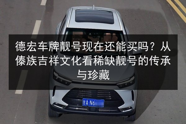 德宏车牌靓号现在还能买吗?从傣族吉祥文化看稀缺靓号的传承与珍藏 第2张 德宏车牌靓号现在还能买吗?从傣族吉祥文化看稀缺靓号的传承与珍藏 第2张