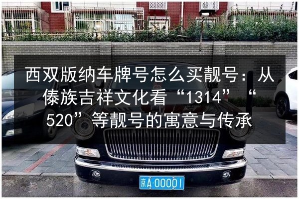 西双版纳车牌号怎么买靓号:从傣族吉祥文化看“1314”“520”等靓号的寓意与传承 第2张 西双版纳车牌号怎么买靓号:从傣族吉祥文化看“1314”“520”等靓号的寓意与传承 第2张