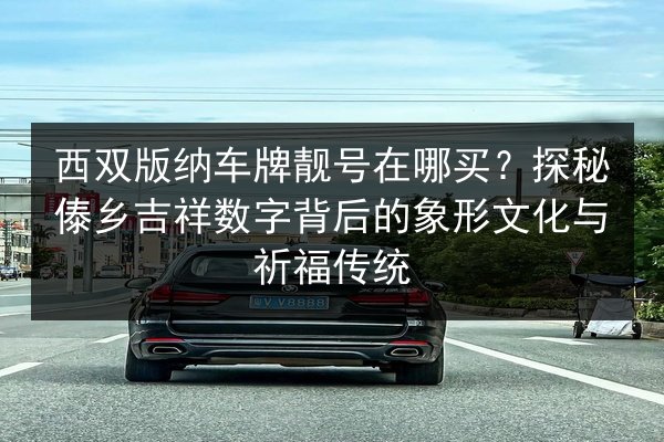 西双版纳车牌靓号在哪买?探秘傣乡吉祥数字背后的象形文化与祈福传统 第2张 西双版纳车牌靓号在哪买?探秘傣乡吉祥数字背后的象形文化与祈福传统 第2张