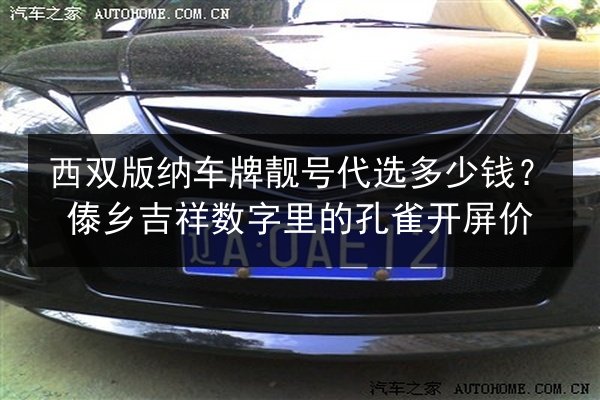 西双版纳车牌靓号代选多少钱?傣乡吉祥数字里的孔雀开屏价 第1张 西双版纳车牌靓号代选多少钱?傣乡吉祥数字里的孔雀开屏价 第1张