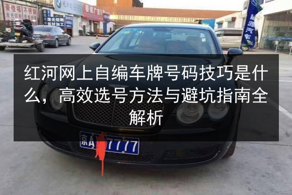 红河网上自编车牌号码技巧是什么,高效选号方法与避坑指南全解析 第2张 红河网上自编车牌号码技巧是什么,高效选号方法与避坑指南全解析 第2张
