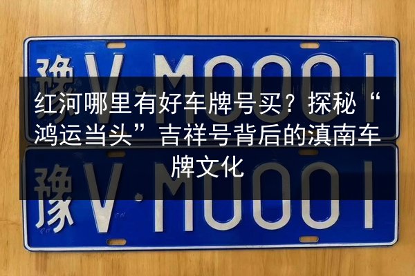 红河哪里有好车牌号买?探秘“鸿运当头”吉祥号背后的滇南车牌文化 第2张 红河哪里有好车牌号买?探秘“鸿运当头”吉祥号背后的滇南车牌文化 第2张