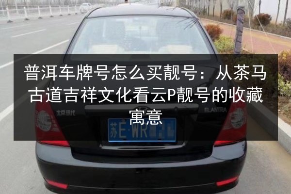 普洱车牌号怎么买靓号：从茶马古道吉祥文化看云P靓号的收藏寓意 第1张