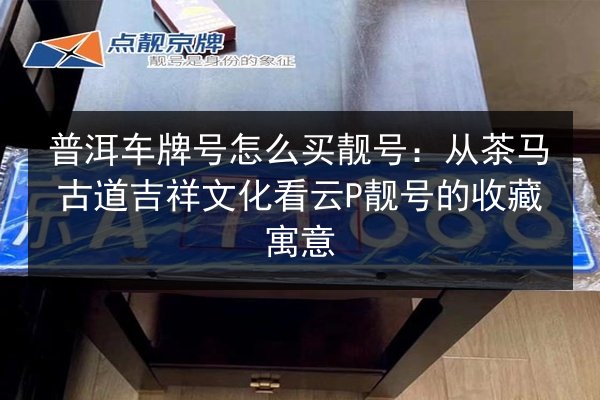 普洱车牌号怎么买靓号：从茶马古道吉祥文化看云P靓号的收藏寓意 第3张