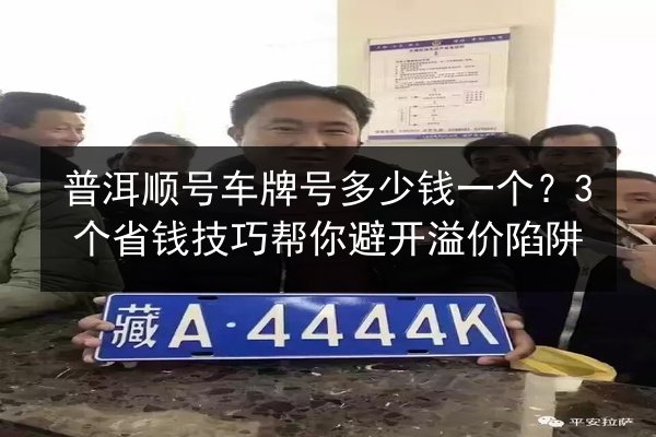 普洱顺号车牌号多少钱一个?3个省钱技巧帮你避开溢价陷阱 第1张 普洱顺号车牌号多少钱一个?3个省钱技巧帮你避开溢价陷阱 第1张