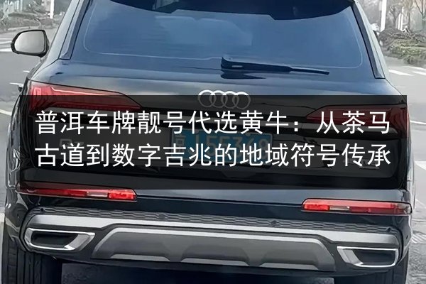 普洱车牌靓号代选黄牛:从茶马古道到数字吉兆的地域符号传承 第3张 普洱车牌靓号代选黄牛:从茶马古道到数字吉兆的地域符号传承 第3张