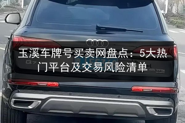 玉溪车牌号买卖网盘点：5大热门平台及交易风险清单