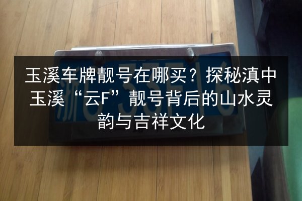 玉溪车牌靓号在哪买？探秘滇中玉溪“云F”靓号背后的山水灵韵与吉祥文化 第2张