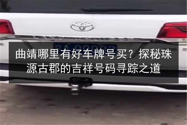 曲靖哪里有好车牌号买?探秘珠源古郡的吉祥号码寻踪之道 第2张 曲靖哪里有好车牌号买?探秘珠源古郡的吉祥号码寻踪之道 第2张