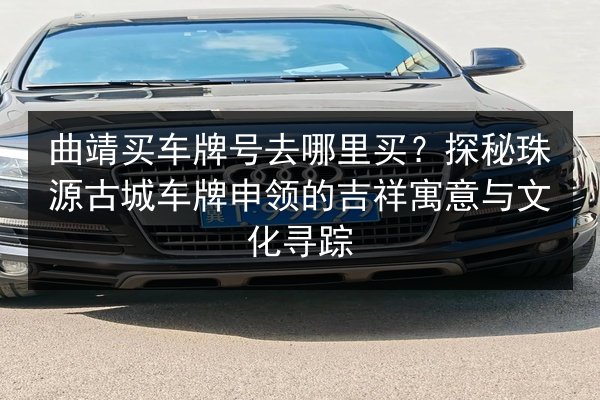 曲靖买车牌号去哪里买?探秘珠源古城车牌申领的吉祥寓意与文化寻踪 第2张 曲靖买车牌号去哪里买?探秘珠源古城车牌申领的吉祥寓意与文化寻踪 第2张