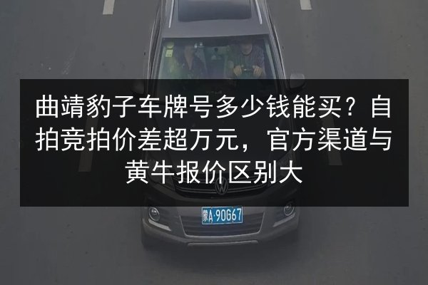 曲靖豹子车牌号多少钱能买?自拍竞拍价差超万元,官方渠道与黄牛报价区别大 第2张 曲靖豹子车牌号多少钱能买?自拍竞拍价差超万元,官方渠道与黄牛报价区别大 第2张