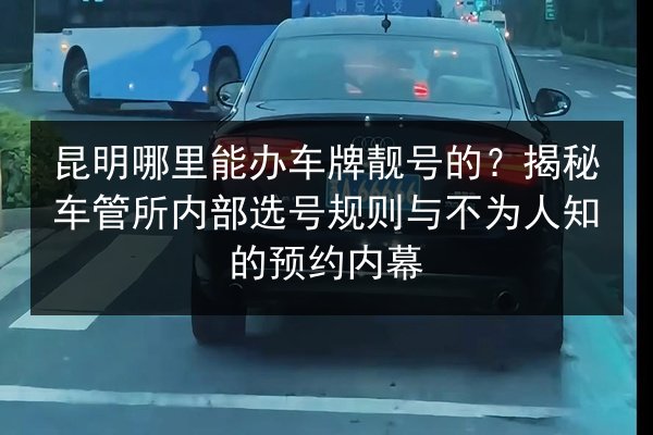 昆明哪里能办车牌靓号的?揭秘车管所内部选号规则与不为人知的预约内幕 第1张 昆明哪里能办车牌靓号的?揭秘车管所内部选号规则与不为人知的预约内幕 第1张